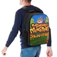 thumbnail image 5 of Game My Singing Monsters Dawn of Fire Backpack Student School Bag Satchel Bookbag 2 Compartment Daypack Large Capacity Rucksack Unisex Shoulders Travel Laptop Bag, 5 of 6
