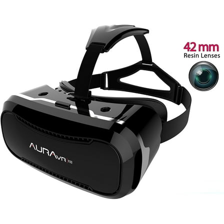 AuraVR Pro Smartphone VR Headset | 3D Gaming, Movies & 360 Videos
