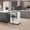 White, variant on Kings Brand Furniture - Byron Microwave Kitchen Cart with Two Doors and Shelf for Storage, Black
