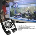 thumbnail image 4 of Aquarium Fan, Simple Fashion Adjustable Stepless Speed Change Aquarium Cooling Fan US Plug 100-240V  For Fish, 4 of 8