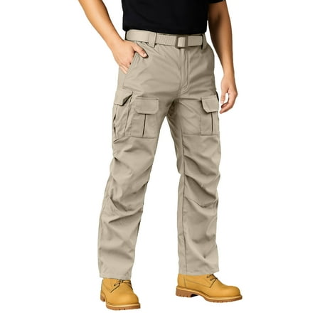 Fit Pants For Men Cold Weather Waterproof Pants Mens Military Pant For Men Pantalones Jeans For Men Cotton All Terrain Cargo Pant Pantalones Para M Beige