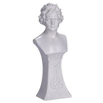 danila-souvenirs German Composer Ludwig van Beethoven Marble Bust Statue Sculpture 7'' (17.5 cm)