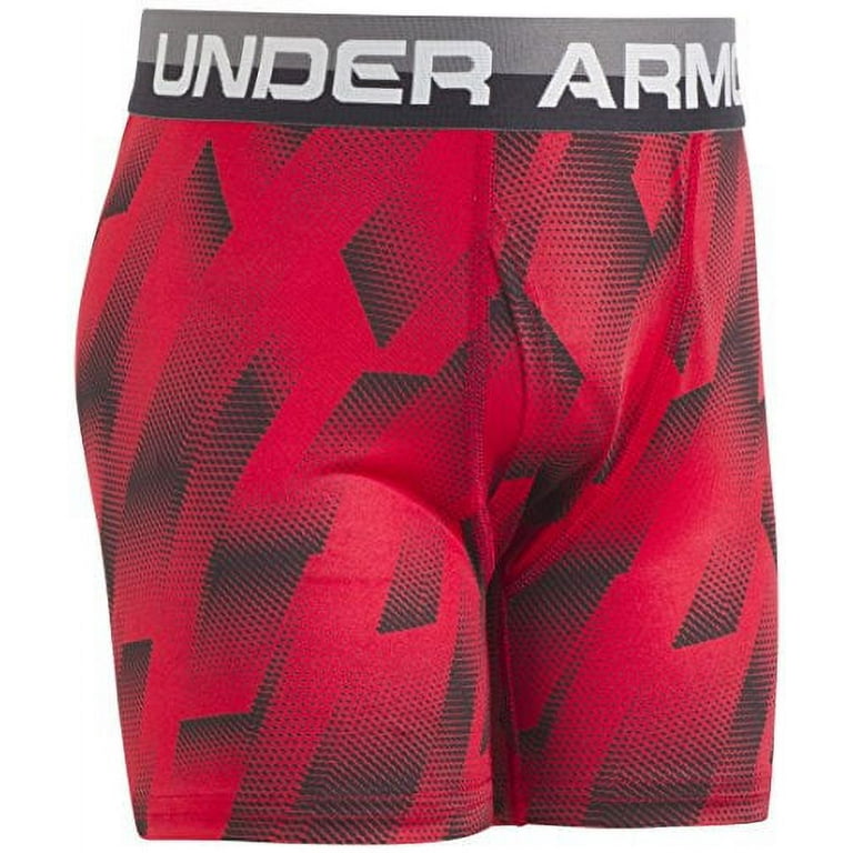 Under Armour Heat Gear Boys Fitted White Boxer Briefs Underwear Size  Y-Medium