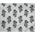 thumbnail image 4 of oneOone Polyester Lycra Fabric Leaves & Floral Block Printed Craft Fabric BTY 56 Inch Wide, 4 of 4