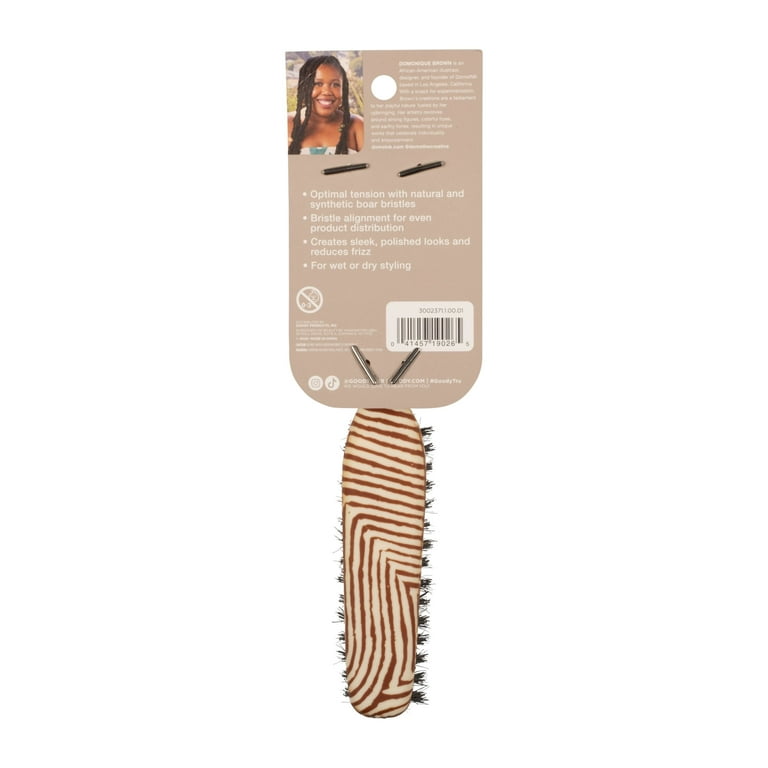 Goody Tru x DomoINK Smoothing Boar Bristle Brush, Even Product