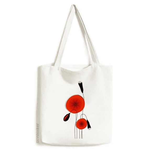 Flowers Painting Corn Tote Canvas Bag Shopping Satchel Casual Handbag