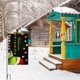 thumbnail image 3 of Grinch Decor Grinch Christmas Decorations Bathroom Grinch Christmas Decorations Christmas Double Sided Banner 30x45cm, 3 of 4