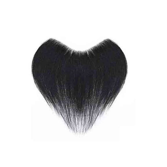 V-Shape Hairline Invisible Thin Skin Hair Patch Natural Hairline Human Hair Hairpiece
