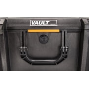Pelican Vault V550 Equipment Case with Foam, Crushproof, Dustproof, Weather-Resistant, 4 Layers of Foam, 4 Push Button Latches - Black