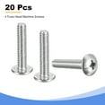 thumbnail image 3 of Vis de Machine Phillips Tête de Fermeté 1/4-20 x 1-1/4 Pouces, Acier Inoxydable 304, Finition Vive, Lot de 20, 3 of 5