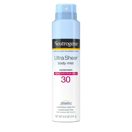 Neutrogena Ultra Sheer Lightweight Sunscreen Spray, SPF 30, 5