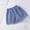 Blue H, variant on Pretxorve Kids Girls Summer Shorts Denim Jeans Loose Front Wrinkle Unwashed Border Button Embellishment Bottoms