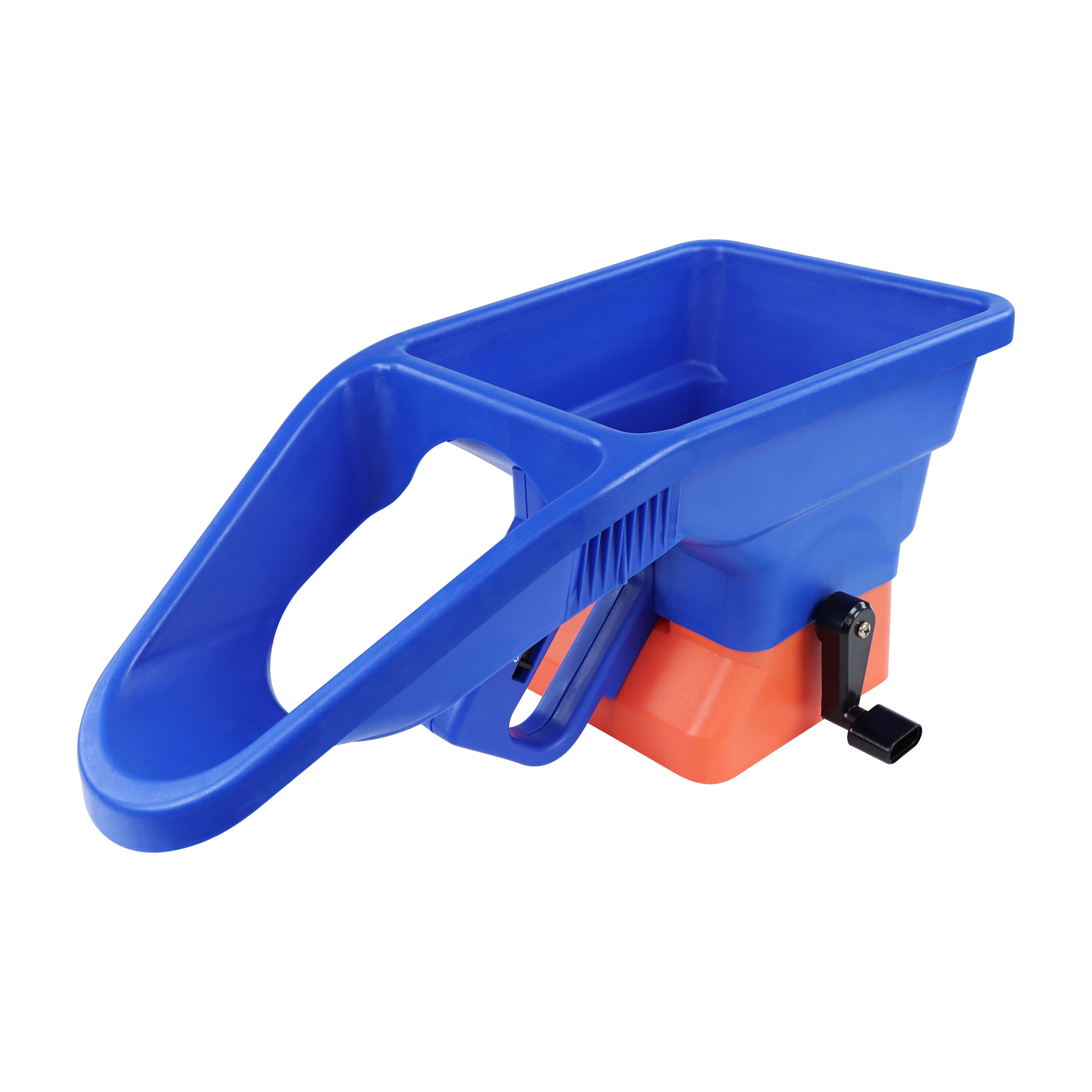Jacto Grass Seed Spreaders for Lawns - Handheld Rock Salt Spreader for Driveways