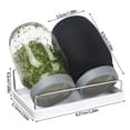 thumbnail image 5 of lanema Mason Jar Sprouting Set with Drip Tray&Light Blocking Cover for Healthy Seedling, 5 of 8