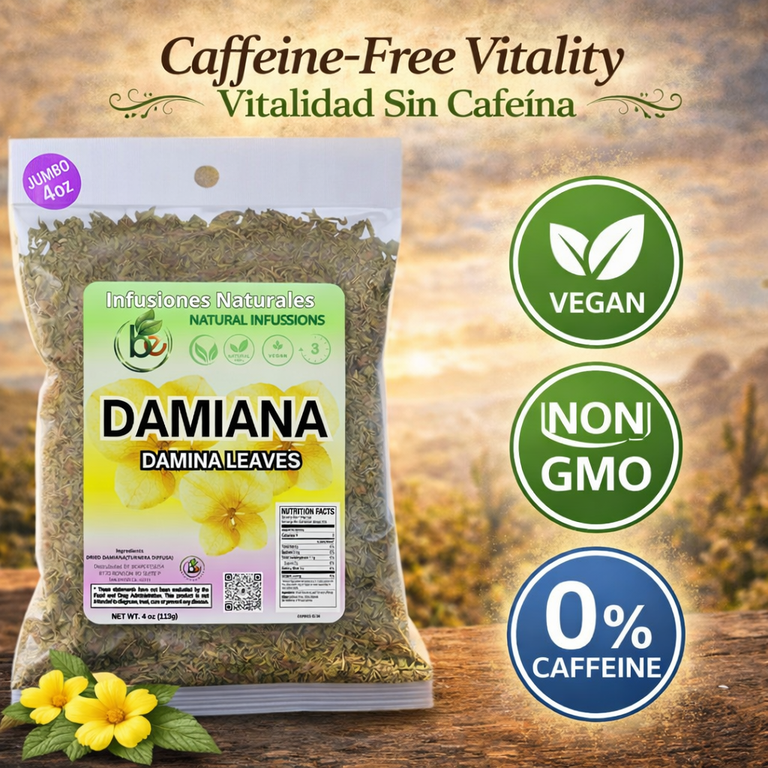 Feuilles De Damiana Séchées Coupées 40g - Turnera Diffusa, Origine Mexique