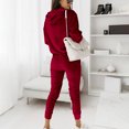 thumbnail image 4 of Velour Tracksuit Womens 2 Pieces Joggers Outfits Jogging Sweatsuits Set Soft Sports Hoodie Sweat Suits Pants Womens Clothes, 4 of 7
