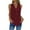 Wine, variant on Mrat Ladies Tank Tops Women's Sleeveless Solid V-Neck Casual Fashion Loose Tank Tops Tight Tank Tops for Women S-421 White M