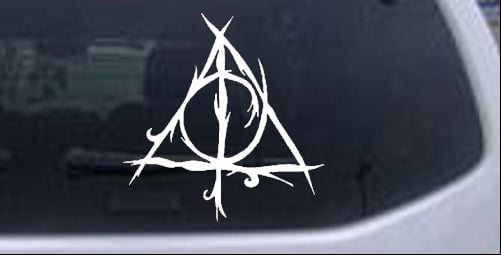 Harry Potter Deathly Hallows Vinyl Decal 