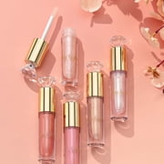 Lip Gloss, Translucent Lip Gloss, Moisturizing Lip Gloss with Fine Shimmering Pearl, Portable Sparkling Lip Gloss for Enhanced Color and Hydration