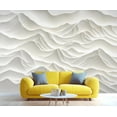 thumbnail image 2 of Relief Mountain Wall Mural, Stereo Landscape Painting Wallpaper, Nordic Abstract Art Custom Photo Wallpaper Wall Decals For Bedroom Living Room 197"W x 118"H (Not Peel and Stick), 2 of 6