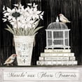 thumbnail image 3 of Jacobs, Cindy 20x20 Black Modern Framed Museum Art Print Titled - Amaryllis Still Life, 3 of 5