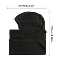 thumbnail image 2 of HJYCHN Winter Hats for Women Outdoor Hooded Neck Warmer Thickened Sports Thermal Windproof Cold Cap for Winter Winter Hat Black One Size, 2 of 4