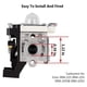 thumbnail image 3 of Kit de puesta a punto del carburador SRM225 PAS225 para desbrozadora de hilo Weed-Eater SRM-225 PAS-225 A021001692 Carburador plateado, plateado, 3 of 5