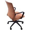 thumbnail image 3 of Housse de Chaise d'Ordinateur de Bureau, Housse de Chaise de Bureau Universelle Amovible Rotative Extensible Résiliente (Café, m), 3 of 7