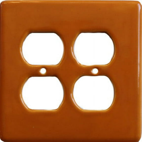 Yellow Talavera Double Outlet Wall Plate