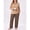 Leopard Khaki, variant on PINKSIR Women’s Plus Size Pajama Sets Short Sleeve with Long Pant Soft Sleepwear Printed Loungewear With TWO Pockets Size 1X to 5X