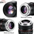 thumbnail image 5 of EF Lens for Canon - 85mm f1.8 Medium Telephoto Lenses Manual Camera Portrait Lens for Canon EOS Rebel T8i T7i T7 T6 T6s T6i T3i T2i SL3 SL2 4000D 2000D 5D Mark IV/6D II/7D 90D 80D 70D 60D, 5 of 9