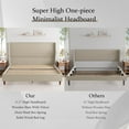 thumbnail image 5 of Merluxy Full Bed Frame with 51.2" Wingback Headboard,Linen Upholstered,No Box Spring Needed,Brown, 5 of 8