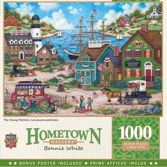 MasterPieces 1000 Piece Jigsaw Puzzle - The Young Patriots - 19.25"x26.75"