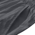 thumbnail image 6 of GSPCLAM Mens Plus Size Shorts Stretchy Summer Quick Dry Roomy Solid Classic Drawstring Elastic Waist with Zipper Pockets Athleisure Soft Shorts for Running Dark Gray XXXXL, 6 of 7
