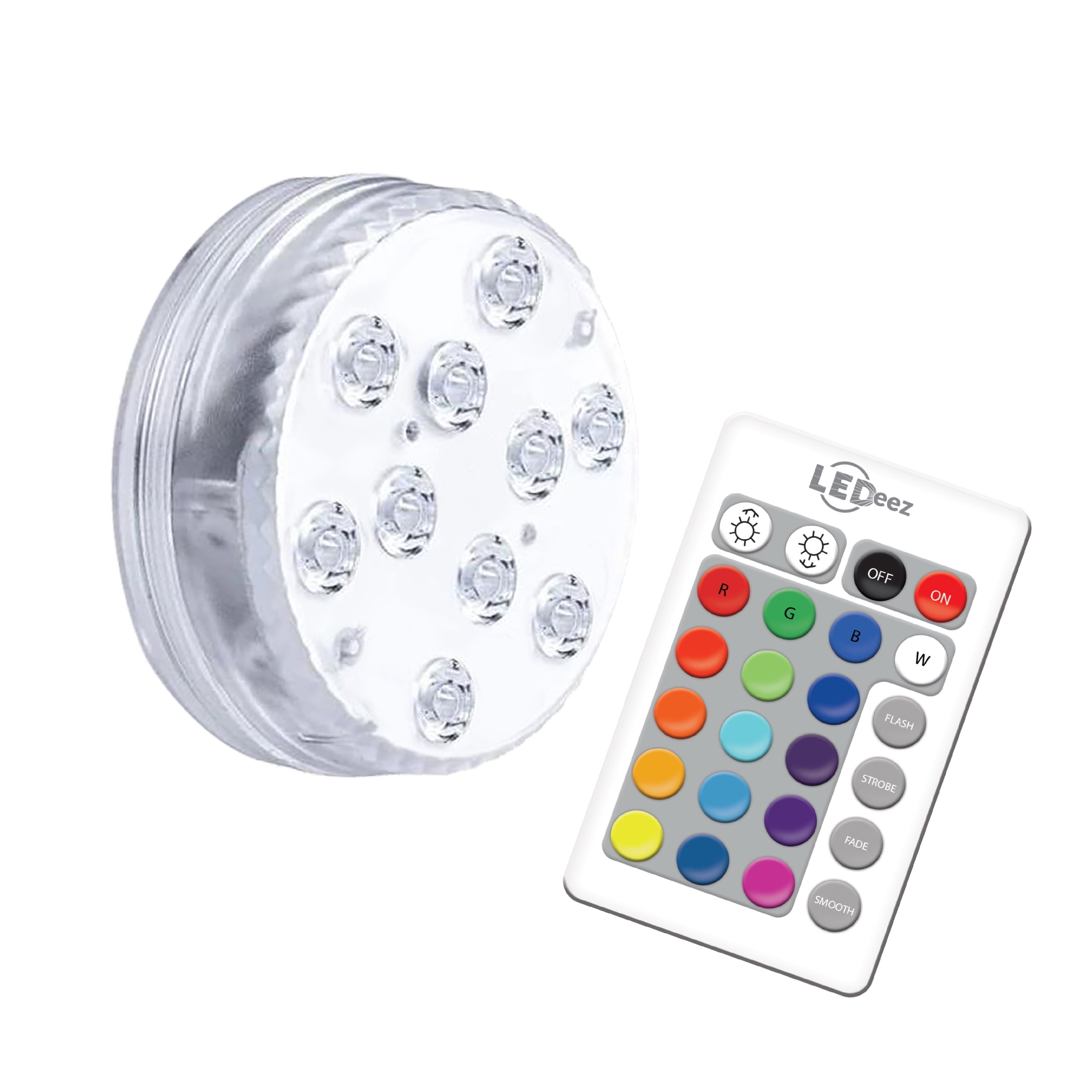 Led Lights Battery Operated 4X Remote Control Colored LED Waterproof EFX Accent 