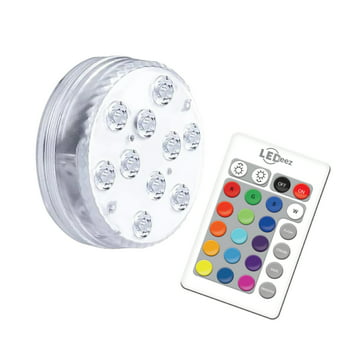 Ledeez Waterproof Multicolor Lights, 16 Bright Colors, Battery Operated, LED Lights for Bedroom