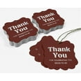 thumbnail image 5 of Inkdotpot Pack Of 100 Real Silver Foil Bracket Shape Paper Tags Thank You For Celebrating The Bride To Be Bridal Shower Favor Hang Tags, 5 of 7