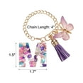thumbnail image 2 of Cadena de Taza Letra M, Cadena de Bolsa, Cadena de Llave, Accesorios de Decoración Lindos (Con Forma de Piedra), 2 of 6