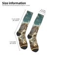 thumbnail image 2 of Susaid Roman Chariot Horse Race Print Thermal Winter Socks for Men and Women, Warm Crew Hiking Socks, for Boots and Outdoor Activities, 2 of 6