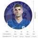 thumbnail image 2 of Christian Pulisic Mantel Redondo con Estampado Icónico de Temática, Se Adapta a la Mayoría de Mesas, Fácil de Cuidar, Regalo Perfecto para Aficionados, Amigos y Familia.152cm, 2 of 6