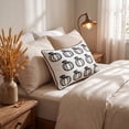 thumbnail image 6 of SLYNSHome Fall Throw Pillow Cover Black Pumpkin Outline Print Linen Textured Decorative Lumbar Cushion Case For Sofa Couch Porch Halloween Thanksgiving Home Decor, 6 of 6