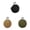 Black+Khaki+Green, variant on 3Inch Zipper Sports Outdoor Headphone Bag Hanging Keychain Round Mini Coin Purse Dog Treat Pouch Portable Earbud Storage Case Travel Organization Nylon Material 3PC