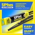 thumbnail image 5 of 5 PLUS® 22" Conventional Windshield Wiper Blade,OEM Quality Premium All-Season Windshield Wiper Blades for my car,Fit for J/U HOOK Arm, 5 of 11
