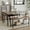Rustic Brown, variant on 4 Pieces Dining Table Set, Farmhouse Kitchen Table Set with Bench and 2 Chairs, Rectangular Breakfast Table Set for 4 with Storage Racks for Apartment, studio