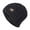 Black, variant on Men Unisex Solid Outdoor Hat Knitting Hat Winter Warm Knit Hat Winter Hat with Braids One Size