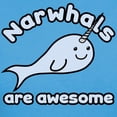 thumbnail image 3 of CafePress - Narwhals Are Awesome Women's Dark T Shirt - Women's Traditional Fit Dark T-Shirt, 3 of 4