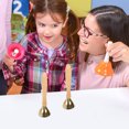 thumbnail image 2 of Miangastore 1 Pair Handheld Bell Toys Hand Bells Percussion Instrument Children Musical Toys, 2 of 9