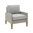 thumbnail image 3 of Crosley Furniture Capella Outdoor Wicker / Rattan 2 Piece Chair Set in Gray, 3 of 18