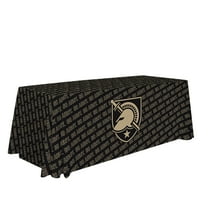 Army Black Knights 6' College Sports Printed Table Throw - NCAA Licensed - Polyester Draped - School Tablecloth (Black, Gold)