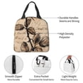 thumbnail image 4 of Easygdp Vintage Rose Botanical Art Bolsa Térmica Premium - Tela Oxford Impermeable, Gran Capacidad, Bolsillo Frontal, Unisex para Trabajo, Escuela, Actividades al Aire Libre y Picnics, 4 of 8